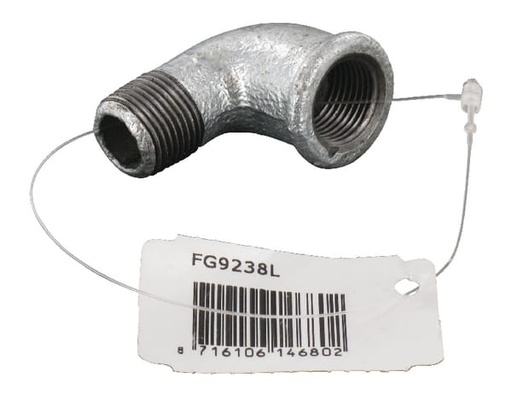 [FG9238L] Coude zingué F/M 3/8"