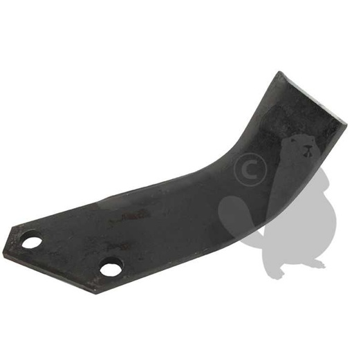 [140-1599R] Couteau de fraise droit pour fraise arrière adaptable sur NIBBI pour modèle G519 - L: 150mm. Type la, 1401599R, 140-1599R