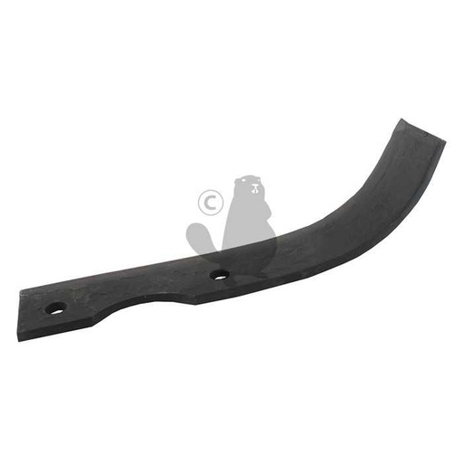[071.73] Couteau de fraise gauche pour motobineuse adaptable sur GUTBROD - L: 190 mm alésage: diam 9 mm en, 1407494R