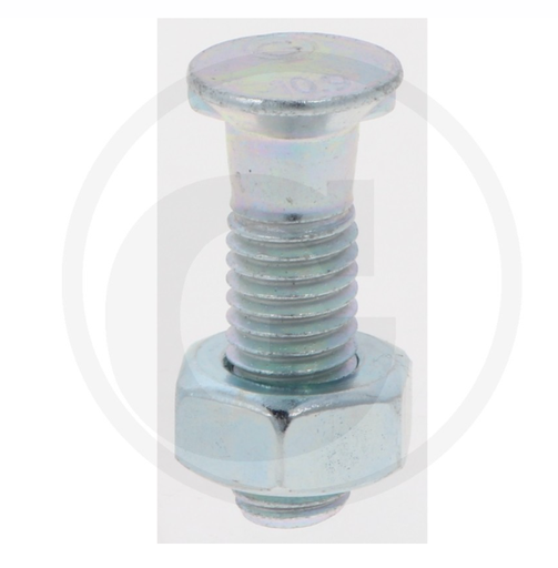 [1801035HU10] Kit boulon + écrou M10x1.5 L35mm pour soc charrue Kneverland, 1801035HU10, 1035ISO10