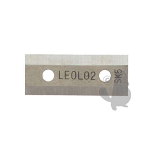 [SHR2505-60] Couteau pour broyeur XLZSHR2505. Longueur: 64mm Largeur: 25 5mm diam trou: 7mm entraxe: 35mm.Rem, 1304228, 130-4228
