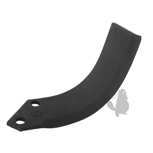 [140-7454R] Couteau de fraise droit pour fraise arrière adaptable sur CARRARO - L: 160mm. Type labour., 1407454R, 140-7454R
