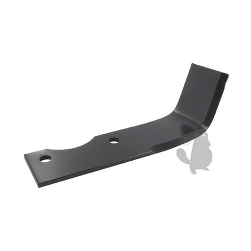 [140-4121R] Couteau de fraise droit pour motobineuse adaptable sur MABEC - L: 216mm. Type sarcleur., 1404121R, 140-4121R