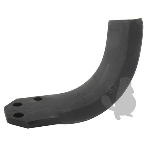 [140-7455R] Couteau de fraise droit pour fraise arrière adaptable sur CARRARO - L: 185mm. Type labour., 1407455R, 140-7455R