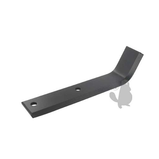[140-4119R] Couteau de fraise droit pour motobineuse adaptable sur MABEC - L: 200mm. Type sarcleur., 1404119R, 140-4119R