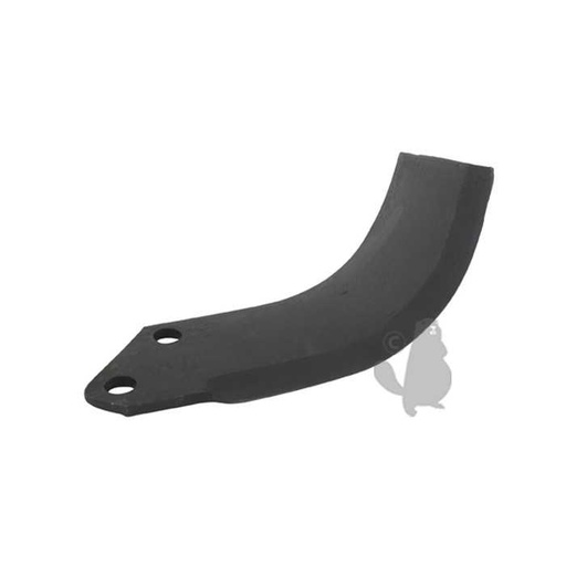 [140-7451R] Couteau de fraise droit pour fraise arrière adaptable sur PASQUALI - L: 180mm. Type labour., 1407451R, 140-7451R