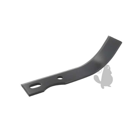 [140-4108L] Couteau de fraise gauche pour motobineuse adaptable sur BOUYER - L: 200mm. Type bineur., 1404108L, 140-4108L