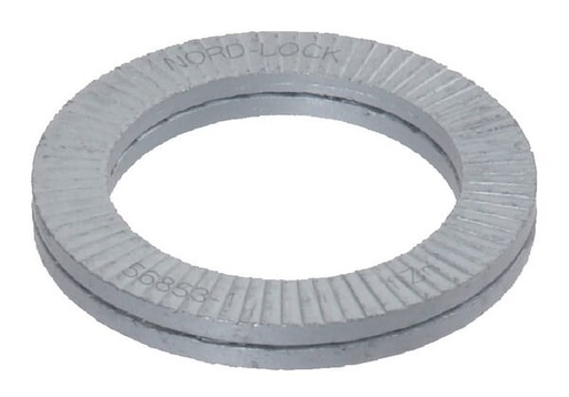[NL24P001] Rondelle de blocage M24x39x3.4mm, acier revêtu DIN 128a