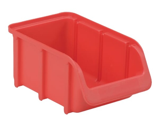 [WE6721] Boîte de rangement 100x165x75mm, capacité 0,73l, polypropylène rouge, Linbin no.2 de Hünersdorff