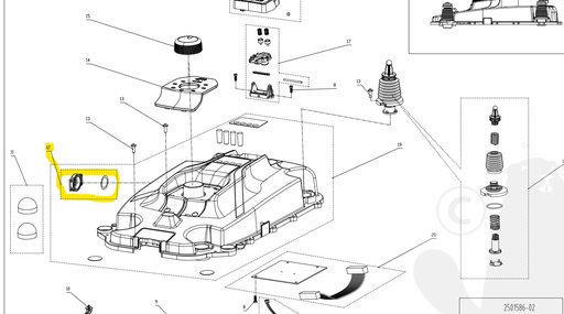 [RA349032355] Air filter assembly Cramer RM1000, RA349032355, CRRA349032355