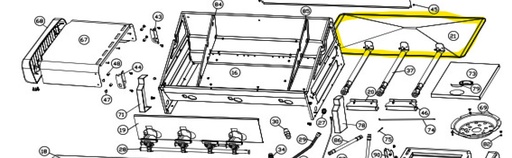 [NAPOLEON - Z710-0002-M05] Bac récolteur graisse barbecue Napoleon 410, Z710-0002-M05