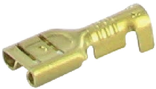 [LA9135KR] Douille de fiche plate blanche