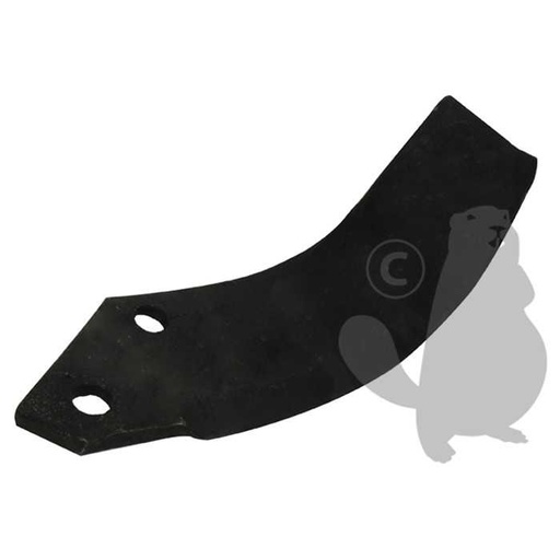 [140-1568L] Couteau de fraise gauche pour fraise arrière adaptable sur GOLDONI - L: 148mm. Type labour., 1401568L, 140-1568L