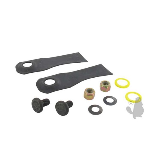 [CA093515] Lame dorigine pour tondeuse STIGA - L: 110mm alésage central: 15mm. Remplace origine: CA093515, 1103730, 110-3730