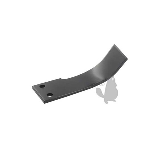 [140-4137L] Couteau de fraise gauche pour motobineuse adaptable sur STAFOR PILOTE88 - L: 140mm. Type bêche., 1404137L, 140-4137L