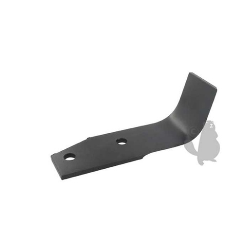 [140-4126R] Couteau de fraise droit pour motobineuse adaptable sur STAUB - L: 155mm. Type sarcleur., 1404126R, 140-4126R