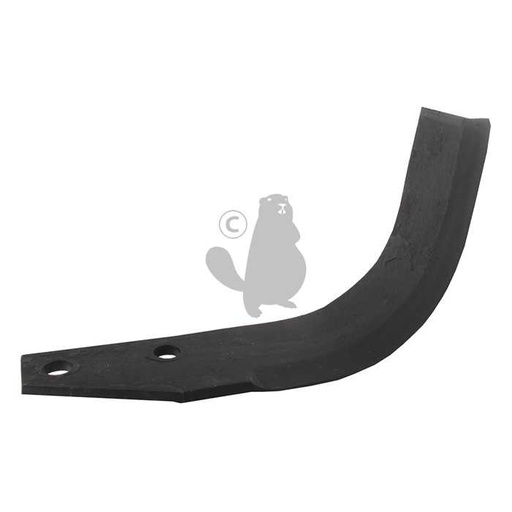 [14486/7R.] Couteau de fraise droit pour motobineuse adaptable sur GOLDONI F22M - L: 190 mm alésage diam 10 5, 1407492R, 140-7492R