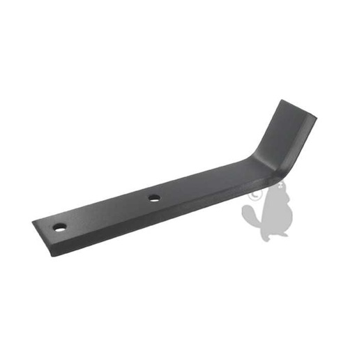 [140-4131R] Couteau de fraise droit pour motobineuse adaptable sur STAUB - L: 210mm. Type sarcleur., 1404131R, 140-4131R