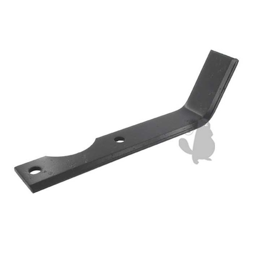 [140-4115R] Couteau de fraise droit pour motobineuse adaptable sur ISEKI - L: 240mm. Type sarcleur., 1404115R, 140-4115R