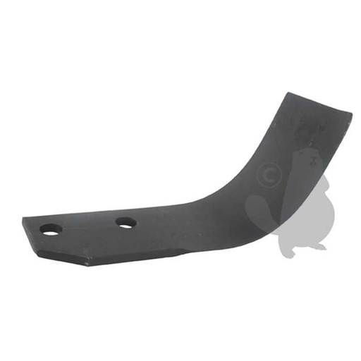 [140-7480R] Couteau de fraise droit pour fraise arrière adaptable sur CARRARO. L: 178mm alésage diam 12 5mm e, 1407480R, 140-7480R