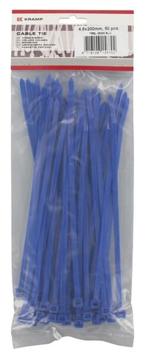 [TRBL48200BLU] 50 serre-câbles 4,8x200mm bleu,50pcs