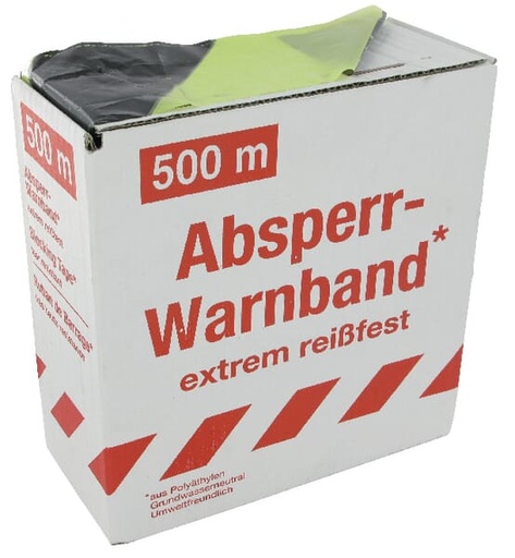 [WB99363] Ruban de chantier jaune/noir 80mmx500m