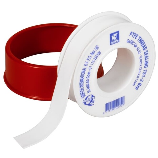 [SP6150018] Ruban PTFE 12x0,1mm 12 M, Griffon