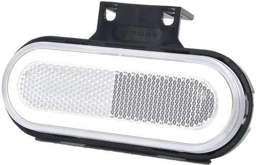 [LA30154F] Feu de position LED, rectangulaire, 12-24 V, 124x49x20 mm, Kramp