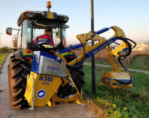 [MAROLINM380] Bras de fauche MAROLIN M380 avec tête de coupe Green, MAR M380, MAROLIN M380