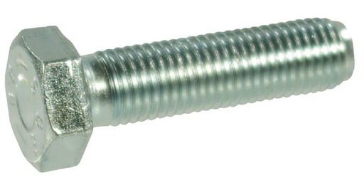 [9618130] Boulon hexagonal pas fin entièrement fileté M8x1x30 8.8 zingué