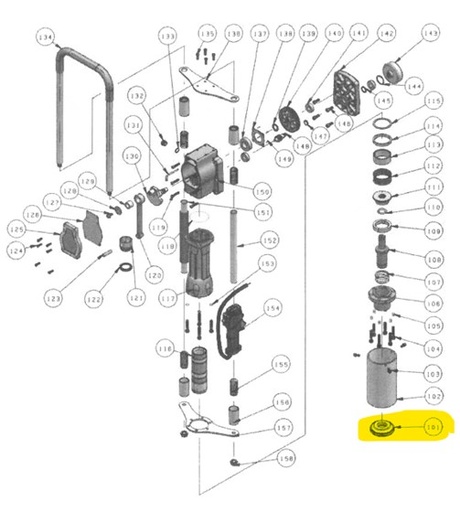 [CVE JC300-101] Bloc de marteau enfonce pieu JC300, CVE JC300-101, JC300-101, JC300101