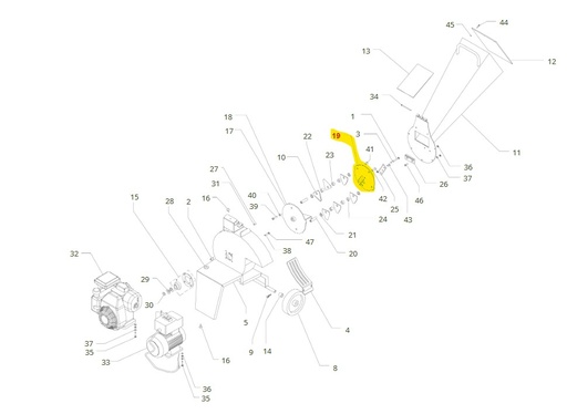 [CA 050004000] Disque rotor Caravaggi Bio50, CA 050004000, 050004000, CA 050004010