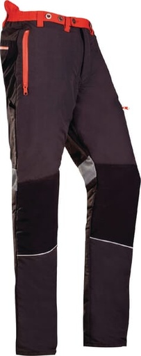 [1SPV5939M] Pantalon anti-coupure, M, 50, gris-rouge, SIP
