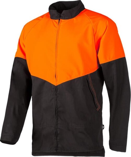 [1RK1L] Veste de travail, orange-gris L