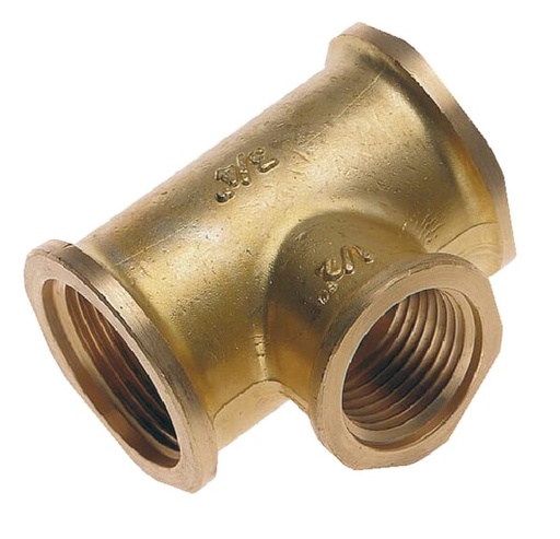 [80120] Té en laiton 3xF 1/8"