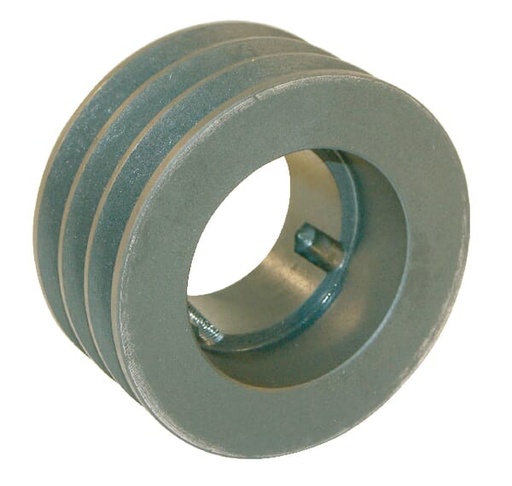 [125A3TL] Poulie pour courroie trapézoïdale 3 rainures A ou SPA diamètre 130.50 mm pour douille taperlock 2012 Kramp