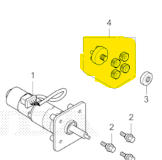 Kit de réparation pignon engrenage moteur de roue Honda Miimo 310-520