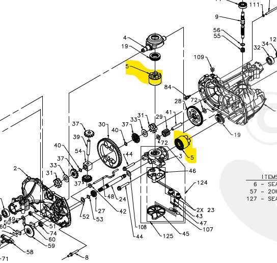 [HG70331] Moteur pompe hydraulique hydr-gear 346/0510 unitaire (à prendre 2x)