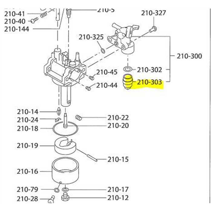 [277-62100-18] Cuve de carburateur robin sp170