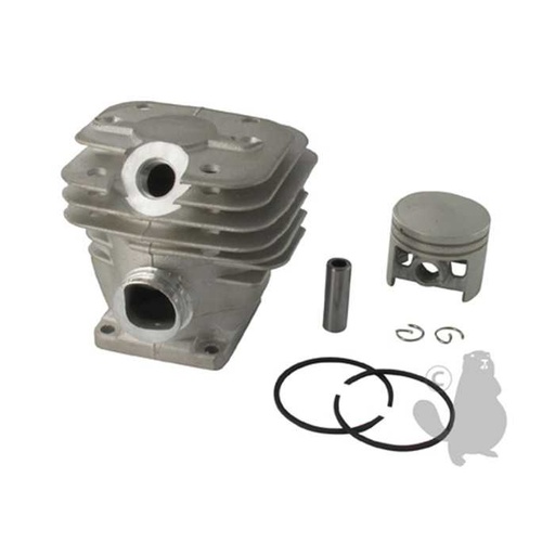 [1121-020-1200] Cylindrée complète diam 42mm adaptable pour STIHL 024 et MS240. Remplace origine: 11210201200, 5709414, 570-9414