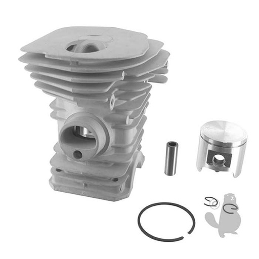 [5038700-05] Cylindrée complète diam 40mm adaptable tronçonneuses HUSQVARNA JONSERED PARTNER 340 345 2141. Re, 5709702, 503870, 5038700-73, 5038700-71, 570-9702