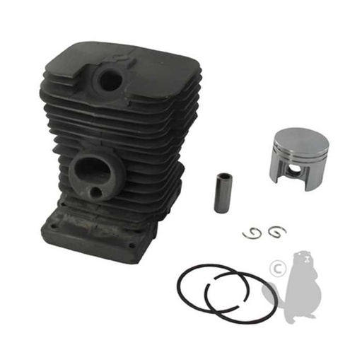 [11300201208] Cylindrée complète diam 38mm adaptable pour STIHL MS180 MS180C et 018. Remplace origine: 113002012, 5709397, 11300201209, 570-9397
