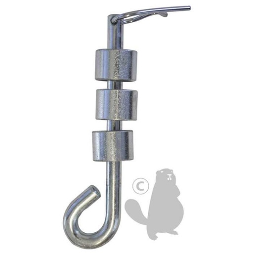 [690-1446] Axe dattelage diam 9 9mm x 100mm pour balais TURFMASTER. Se monte sur les machines XBI SW380LT et XB, 6901446, 690-1446