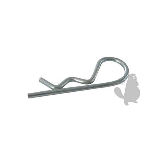 [640-1748] Épingle bêta adaptable pour axe de 18mm - diam : fil: 3 5mm - Longueur: 75 5mm , 6401748, 640-1748