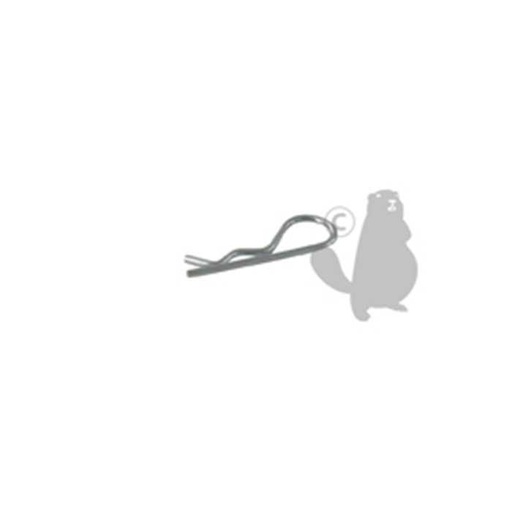 [640-0024] Épingle bêta - Longueur: 34 9 mm diamètre: 1 6 mm pour axe de 3 18 mm, 6400024, 640-0024