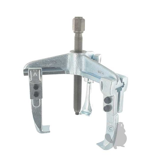 [920-8460] Extracteur universel trois griffes - Profond: 130 x Haut: 100mm. Avec vis de force M14 x 1 5 x 140, 9208460, 920-8460