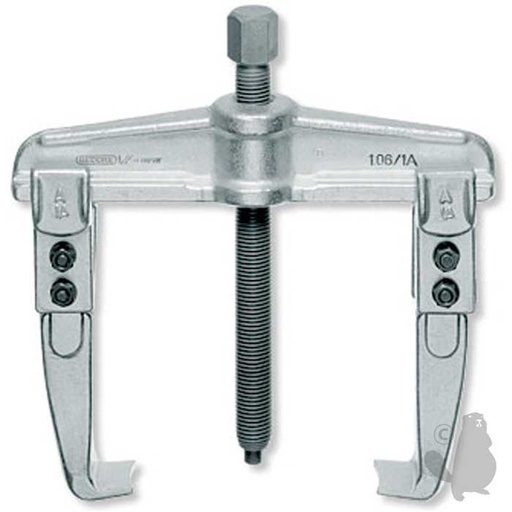 [920-8459] Extracteur universel deux griffes - Profond: 200 x Haut: 150mm. Avec vis de force G1/2 x 210, 9208459, 920-8459