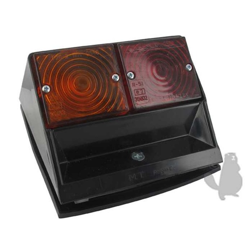 [280-1835] Feu arrière gauche incliné 45 degrés adaptable - L: 120mm H: 100mm, 2801835, 280-1835