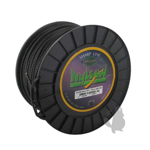 [151-2051] Bobine fil nylon NYLSAW - Longueur: 132 m diam : 3 00mm, 1512051, 151-2051