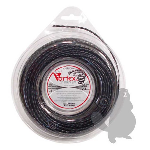 [151-2408] Coque fil nylon copolymère VORTEX - Longueur: 35 m diam : 2 40mm, 1512408, 151-2408